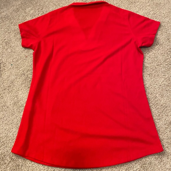 Women’s Red Golf Polo - Picture 2 of 3
